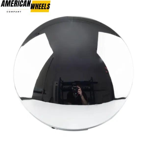 1pc 226mm 8.9in Semi Truck Metal Dome Wheel Center Caps Replacement - 20274121CH - Image 2