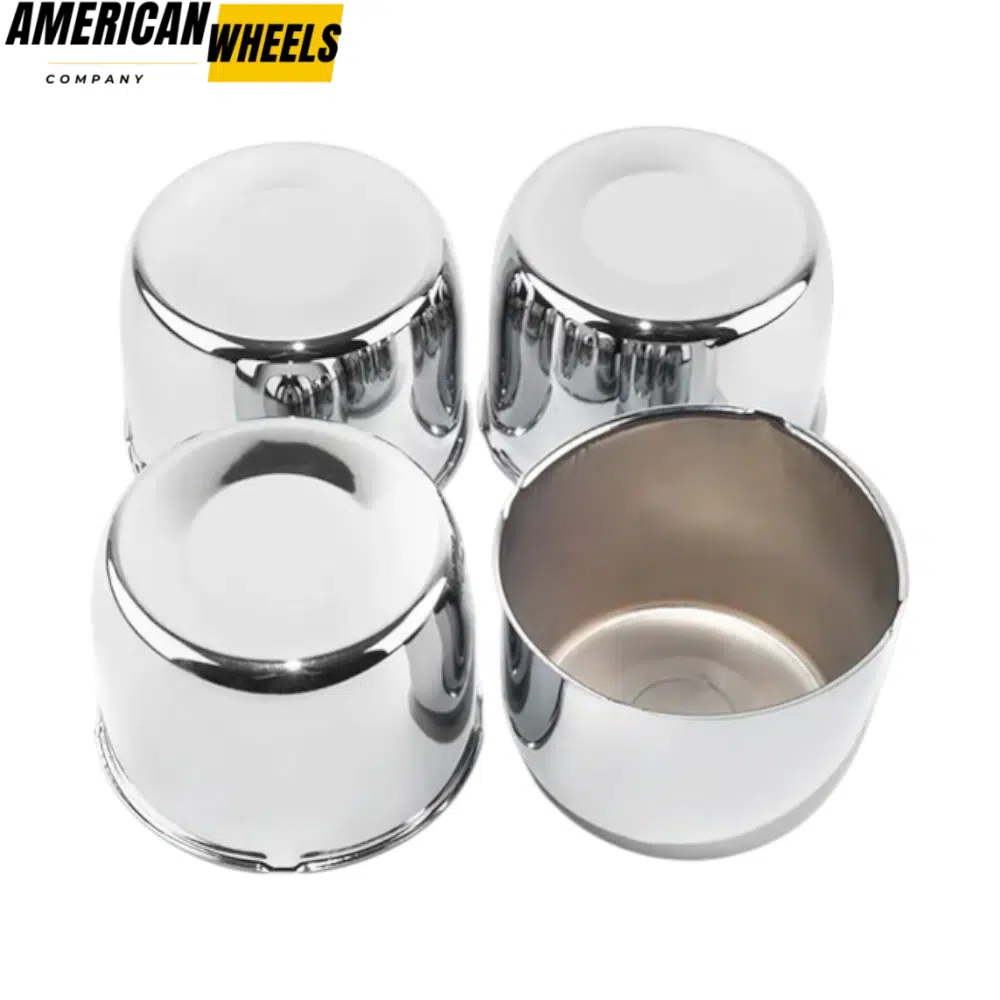 ba14a9a3-78ac-4377-af76-e86ceec87265 125mm 4.92in Trailer Stainless Steel Center Caps for 4.92" Bore 3.54" Tall Truck Rims - 20274328 - Image 1