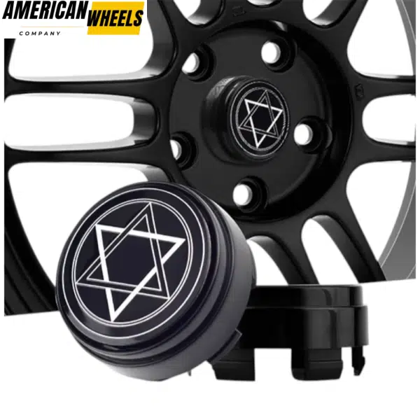4pcs 67mm 2.62in Floating Center Caps for Enkei RPF1 Rays ZE40 F150 18" Rim - 14569[14006+14519BK] - Image 5
