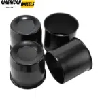 5.15in Push Through Center Caps Stainless Steel 2x Closed 2x Open End Hub Caps - 20274326=[74308+74315]x2 - Image 6