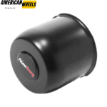 124mm 4.88in Push Through Trailer Wheel Center Cap for 4.88" Bore 4.25" Height - 20263011MB=[74167BK+71012] - Image 2