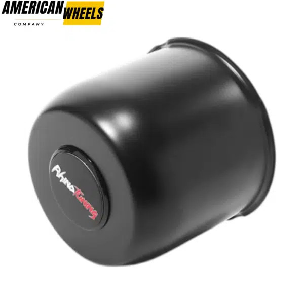 124mm 4.88in Push Through Trailer Wheel Center Cap for 4.88" Bore 4.25" Height - 20263011MB=[74167BK+71012] - Image 2