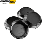 83mm Center Hub Caps (4pcs) and Trailer Lug Nut Covers (25pcs) for Tesla Cybertruck Terrain Wheels - 20250004BK=[20214726BKx4+23112227MBx25] - Image 4