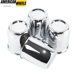 81mm 3.19in Bore Stainless Push Thru Center Caps for Trailer Camper Wheel - 20274327