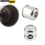 4.88in Stainless Push Through Center Caps for 4.88in Bore 4.37in Tall Truck Rims  - 20274340=[74303+20970] - Image 10