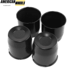 108mm 4.25in Push Through Center Caps For 4.25in Bore 4.17in Tall Trailer Trucks RV Rims 4pcs - 20274034MB