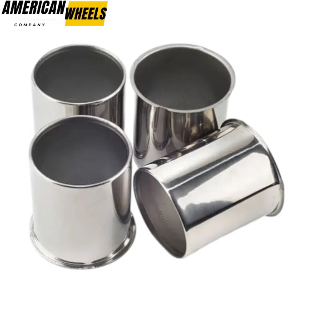 d349d35e-29d2-4634-a264-0cbbb75bab94 Stainless Steel 81mm 3.19in Open Ended Push Through Center Caps for 3.19in Bore Rims - 20274334 - Image 1