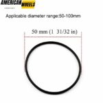 4pcs Wheel Center Cap Rubber O-Rings for Caps with 50-100mm Clip to Clip Diameter - 20214619 - Image 2