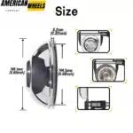 Dodge Charger Magnum Police Chrysler 300 Wheel Center Caps #4895432AA #04895432AA 169mm 6 11/16in - 20274254 - Image 4