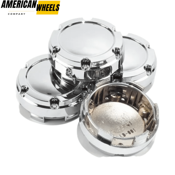 4pcs 60mm 2 6/16in Chrome Universal Center Caps Center Hub Caps - 20260004CH - Image 5