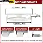 Toyota Tacoma Tundra Sequoia Wheel Center Cap C32C-TOY 83mm 3.27in 4pcs - 20272037 - Image 11