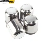 83mm 3.27in Stainless Steel Push Through Center Caps for 3.27" Bore Rims Truck Hub cap - 20274317