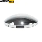 1pc 226mm 8.9in Semi Truck Metal Dome Wheel Center Caps Replacement - 20274121CH