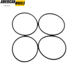 4pcs Wheel Center Cap Rubber O-Rings for Caps with 50-100mm Clip to Clip Diameter - 20214619