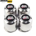 3.27in Stainless Trailer Center Caps Push Through Hub Cap for 3.27in B 2.95in H Truck RV Wheels - 20274342 - Image 2