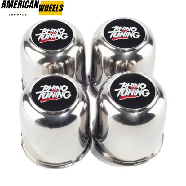 3.27in Stainless Trailer Center Caps Push Through Hub Cap for 3.27in B 2.95in H Truck RV Wheels - 20274342 - Image 2