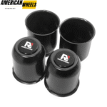 For 3.74in Rims Center Bore 3.9in Tall Stainless Push Thru Center Hub Caps - 20263010=[74323+71011]x4 - Image 2