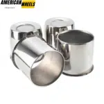 5.15in Push Through Center Caps Stainless Steel 2x Closed 2x Open End Hub Caps - 20274326=[74308+74315]x2 - Image 8