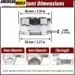 4pcs 86mm 3.39in Wheel Center Caps (ID:83.5mm) for Ford F-150 Rim Hub Cap Cover - 20274208 - Image 12