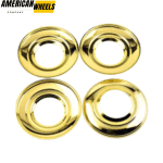 4pcs BBS 154mm 6 1/16in Wheel Center Fitment #09.23.502 Gold - 20214670GD