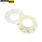 4pcs BBS 163mm 6 13/32in Hub Cover Ring #09.24.187 White - 20214672WT - Image 2