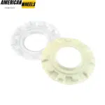 4pcs BBS 163mm 6 13/32in Hub Cover Ring #09.24.187 White - 20214672WT - Image 2