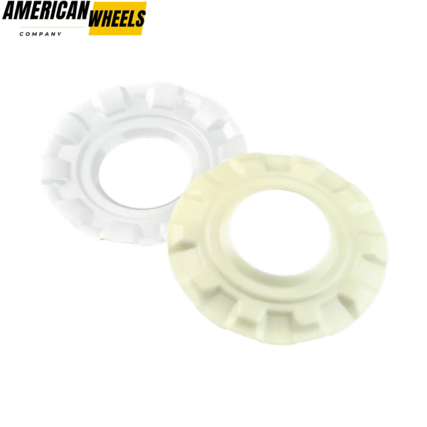 4pcs BBS 163mm 6 13/32in Hub Cover Ring #09.24.187 White - 20214672WT - Image 2