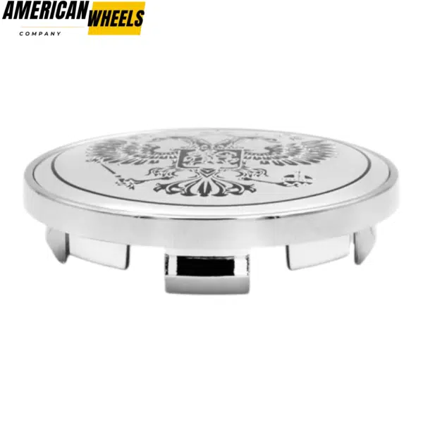 4pcs Ford Work National Emblem Of The Russian 60mm 2 3/8in Wheel Center Caps Silver Base - 20277074CH（20213757CH+20220959BKS）x4 - Image 4