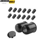 3.19 Trailer Center Caps 3.19" Bore 3.62" Tall Hub Cap and M12x1.25 Lug Nuts Sets  - 20274401 - Image 4