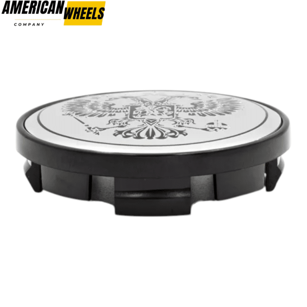 4pcs Subaru National Emblem Of The Russian 61mm 2 3/8in Wheel Center Caps #288115G020 Black Base - 20277075BK（20214550BK+20220959BKS ）x4 - Image 2