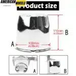 4.25 Push Through Center Caps for 4.25" Bore 2xClosed-end 2xOpen-end - 20274310CH=[74034+74217CH]x2 - Image 5