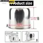 124mm / 4.88 RV Wheel Center Cap for 4.88" Bore 4.47" Height - 20274303 - Image 4