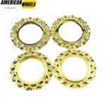 4pcs BBS Wheel Center Fitment 151mm 5 15/16in #09.23.134 Gold - 20214669GD - Image 3