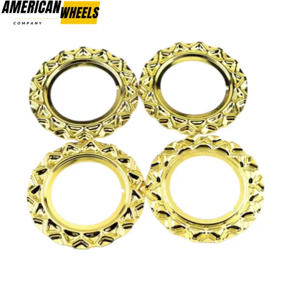 4pcs BBS Wheel Center Fitment 151mm 5 15/16in #09.23.134 Gold - 20214669GD - Image 3