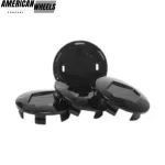 Renault Curved Wheel Center Caps 4pcs OD: 57mm 2 7/32in ID: 52mm 2 1/16in - 20274200BK - Image 2