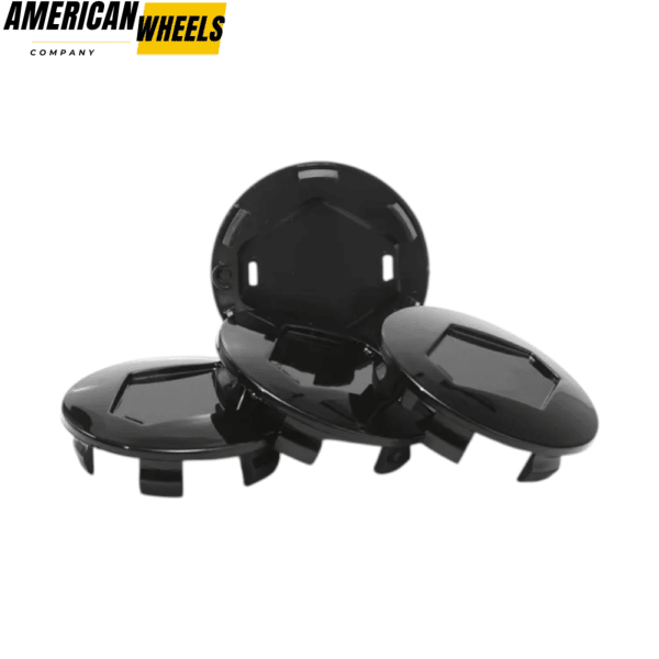 Renault Curved Wheel Center Caps 4pcs OD: 57mm 2 7/32in ID: 52mm 2 1/16in - 20274200BK - Image 2