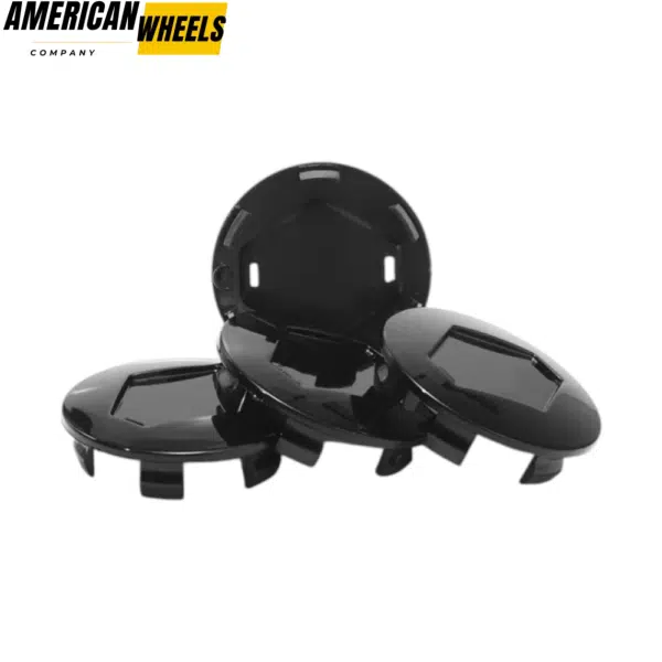 Renault Curved Wheel Center Caps 4pcs OD: 57mm 2 7/32in ID: 52mm 2 1/16in - 20274200BK - Image 2