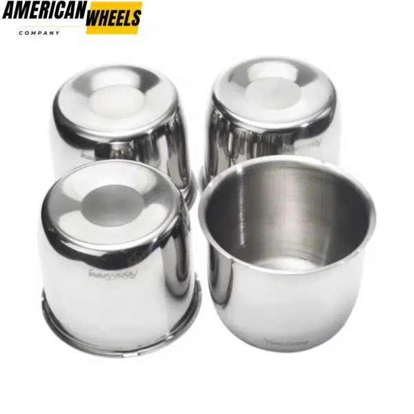 108mm(4.25in) Truck Push Through Center Cap Stainless Steel Fit For 4.25" Center Bore 3.66" Tall Hub Cap - 20274112 - Image 2