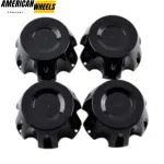 4pcs 137mm(5 6/16in) Black Wheel Center Cap for C-018 Hub Cover - 20214748