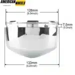 Weld Racing Dome Bullet Replacement Center Caps 89-0402 614-4938 133mm 5.24in - 20290009CH - Image 3