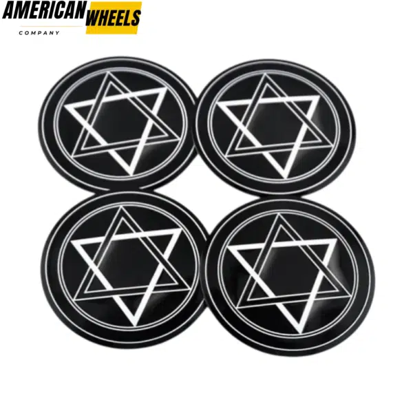 4pcs Dodge 56mm 2 3/16in Center Cap Sticker Aluminum - 20214006 - Image 3