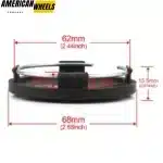 4pcs 68mm(2.68in) for Enkei Center Caps RS7 BBS XXR 558 / 559 - 20280018MB - Image 5