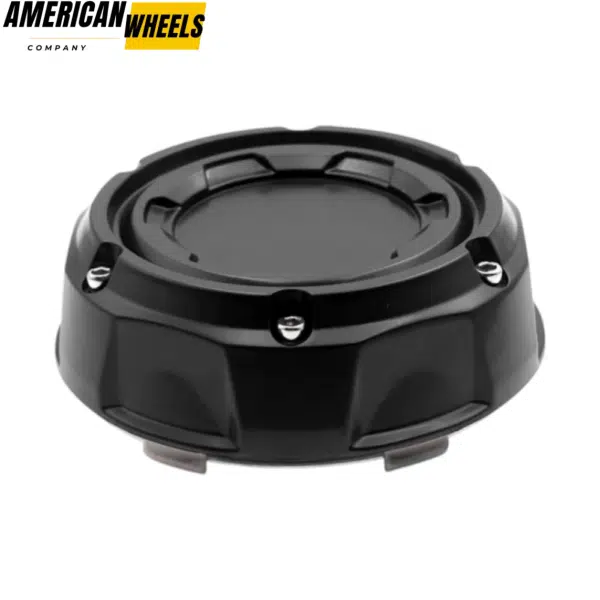 4pcs 109mm 4 9/32in Raxer Wheel Center Caps Black - 20274135 - Image 2