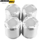 108mm(4.25in) Push Through Center Cap for Trailer/Truck Aluminum Car Rims Hubcap - 20274216SV