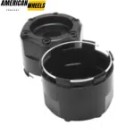 80mm 3.15in Fuel Wheel Center Cap 1003-47B Matte Black - 20274177 - Image 2