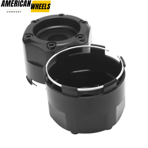 80mm 3.15in Fuel Wheel Center Cap 1003-47B Matte Black - 20274177 - Image 2