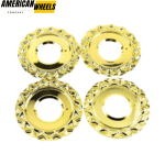 4pcs BBS 151mm 5 15/16in Wheel Center Cap Parts #09.24.038 Gold - 20214671GD - Image 2