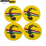 4pcs Abarth 48mm 1 7/8in Wheel Center Sticker Aluminum - 20214079
