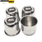 83mm 3.27in Push Through Center Cap Stainless Steel Chrome Available - (20274113+20220971)x1 - Image 3