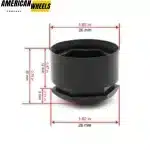 20pcs Audi Black Wheel Rim Nut Dust Caps For Q5 A6 - 23112207 - Image 4